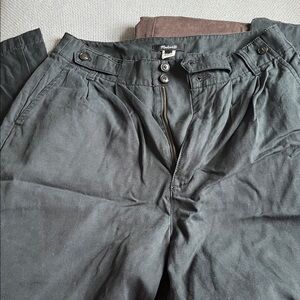 Black Madewell Harlow Wide Leg Pants.